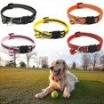 thumbnail image 2 of 12x Adjustable Collar For Cats Pets Breakaway With Bell Detachable Cute Pendant Black Collars Solid Color, 2 of 5