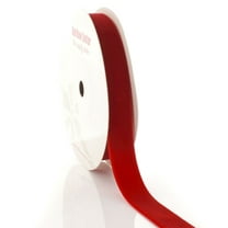 5/8" Velvet Ribbon 250 Red 25 Yard