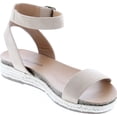 thumbnail image 7 of City Classified Tacomas Jute Crochet Flatform Wedge Heel with Ankle Buckle Straps, 7 of 7