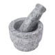 thumbnail image 3 of Tazón para triturar hierbas, molinillo de piedra para ajo, tazón de molienda duradero, trituradora, tazón triturador de granito, valor excepcional, 3 of 8