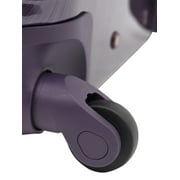 Protege Briarleigh 24 in Check-In Rolling Hardside Upright Luggage, Purple
