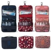 Bestgoods Hanging Makeup Bag, Travel Cosmetic Bag, Waterproof Portable Toiletry Bag