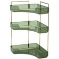 thumbnail image 5 of 2-Tier Corner Bathroom Storage Shelf High Stability Strong Load-bearing Perfume Tray Makeup Storage Rack Home Supplies, 5 of 7