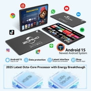 Tablet 11 inch Android 15 Tablet,128GB ROM 16GB RAM,4G LTE Tablet,5G WiFi+Cellular, MTK8786,Octa-Core, GPS,Dual Camera,1TB Expand,Incell Screen,HD Display,7000mAh,Face Unclocked,Tablet with Keyboard