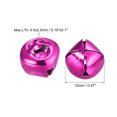 thumbnail image 2 of Jingle Bells, 1/2"(12mm) 48 Pack Small Bells for Crafts DIY Christmas, Rose Red, 2 of 5