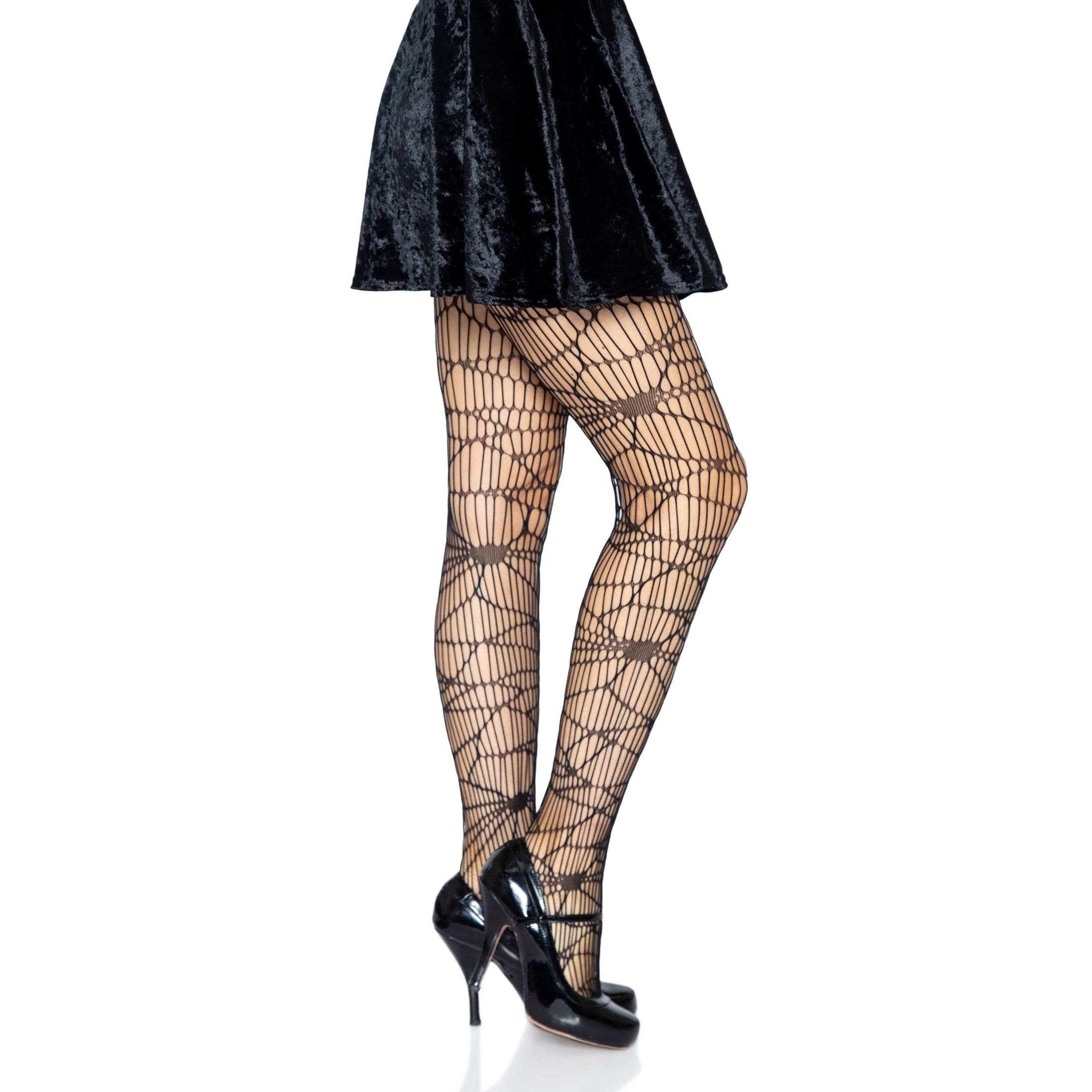 Distressed Tights Costume Accessory for Adults, Black, S-XL, Halloween by Way To Celebrate