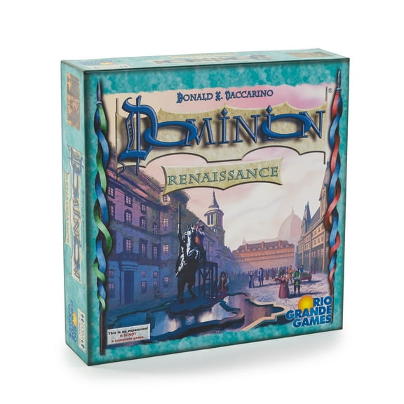 Rio Grande Games: Dominion: Renaissance - 12th Expansion Deck-Building Game, New Kingdom Cards, Projects & Artifacts, Ages 13 , 2-4 Players, 30 Min