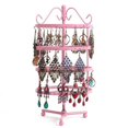 thumbnail image 2 of Pendientes Torre de exhibición Earring de árbol giratorio Rosado Sunnimix estante giratorio del sostenedor del pendiente, 2 of 8
