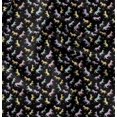 thumbnail image 1 of Soimoi Black Velvet Fabric Wild Animal Print Sewing Fabric BTY 58 Inch Wide, 1 of 5