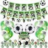 Jieowen 54Pcs/Set Football Birthday Party Supplies, Happy Birthday Balloon Banner Set Sport Game Day Party Supplies For Fans