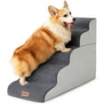 thumbnail image 1 of Escaleras para mascotas ZOMISIA, 5 peldaños para perros pequeños y grandes, color gris, 1 of 7
