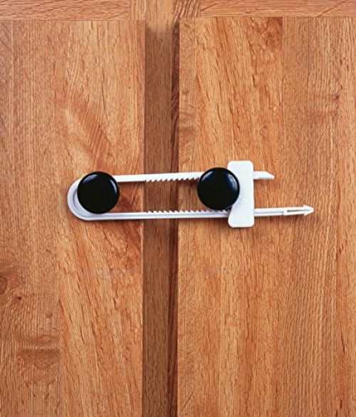 Safety 1st Slide Lock White 5.5" Carded 2 / Pack