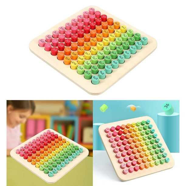 1x1 Wooden Multiplication Table, Exercise Game Multiplication Table | Math Game for Preschoolers Toys Montessori Gifts for Children Over 3 Years Old 1x1 Wooden Multiplication Table, Exercise Game Multiplication Table | Math Game for Preschoolers Toys Montessori Gifts for Children Over 3 Years Old