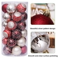 thumbnail image 3 of Christmas Ornaments 6cm/30pcs Shaped Painted Christmas Ball Set Christmas Tree Pendant for DIY Craft Activities, Christmas Holidays, 3 of 5