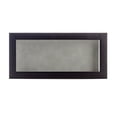 thumbnail image 2 of 12x24 Walnut Shadowbox Frame - Interior Size 12x24 with 3/4" Usable Depth - Light Grey Acid-Free Suede Backing, 2 of 5