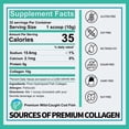 thumbnail image 3 of Zammex Marine Collagen Powder, Wild Caught, 11.3oz, Hydrolyzed Peptides for Skin, Hair, Nails & Joints, Unflavored Supplement, 3 of 7