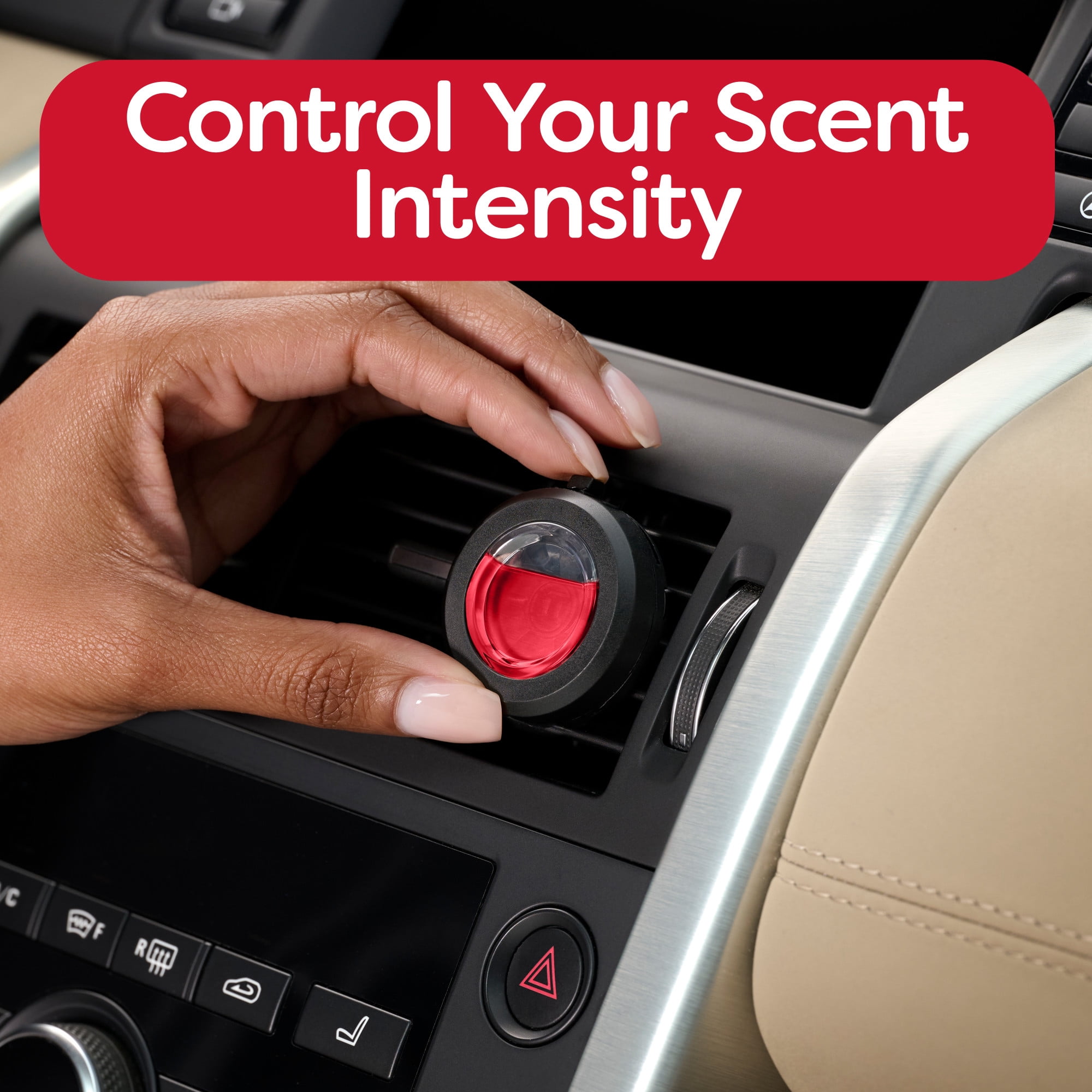 Refresh Your Car Mini Diffuser Car Air Fresheners, Very Cherry Scent, 2 Pack