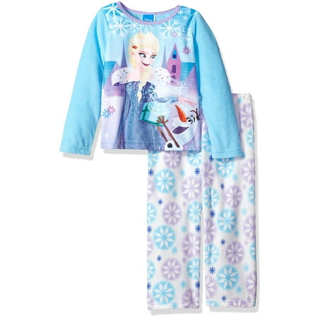 Girls' 2-Piece Fleece Pajama Set, Kids Sizes 4-10, Gift, Size: (Best Items For Olaf)