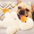 thumbnail image 3 of Pato de peluche grande para perro, 15 pulgadas, juguete chirriante para mascotas, lindo cachorro, amigo patito, 3 of 5
