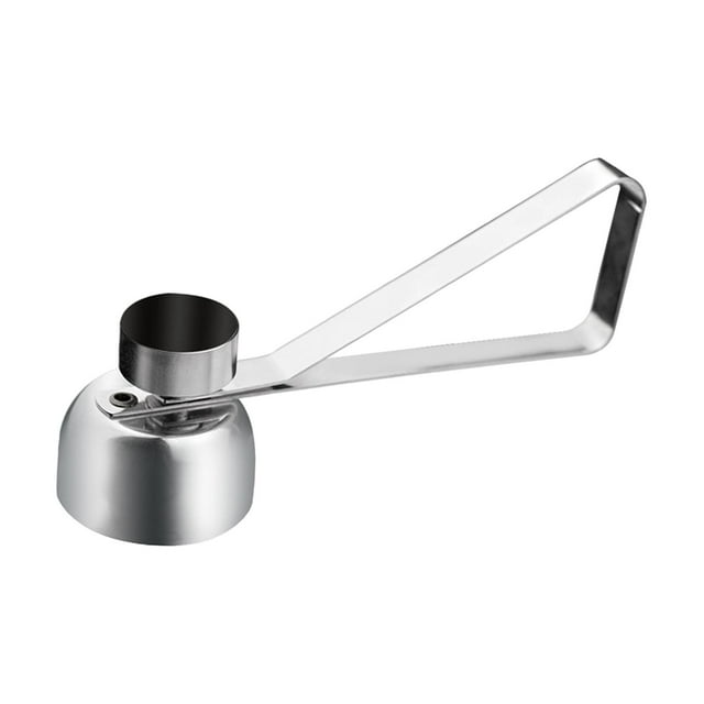 Cortador de huevos duros hervidos cortador de cáscara de huevo de Metal para huevos duros herramienta para galletas de huevos para postre viaje de