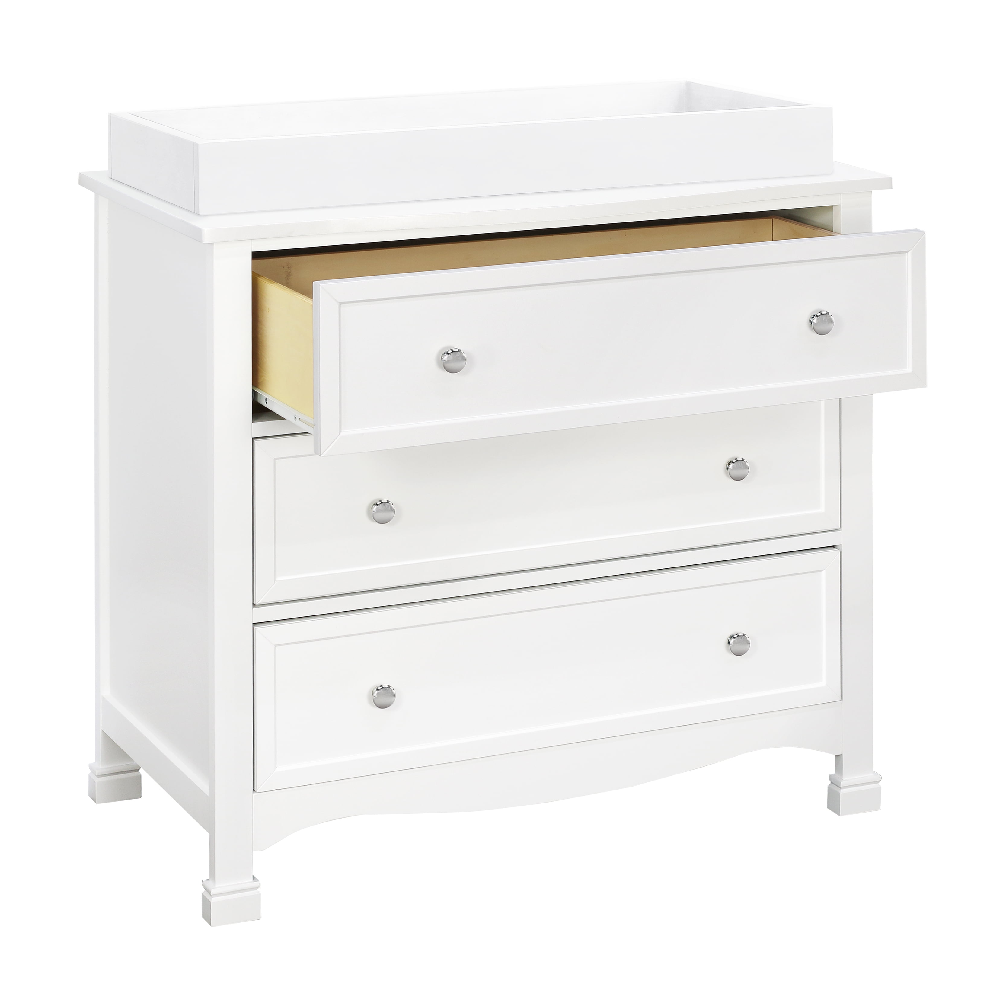 davinci kalani 3 drawer dresser white