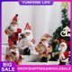 thumbnail image 2 of Muñeco de Papá Noel de pie, padre, celebración navideña, decoración del hogar, regalo de Navidad para niños, decoración del árbol de Navidad, suministros festivos para fiestas, 2 of 5