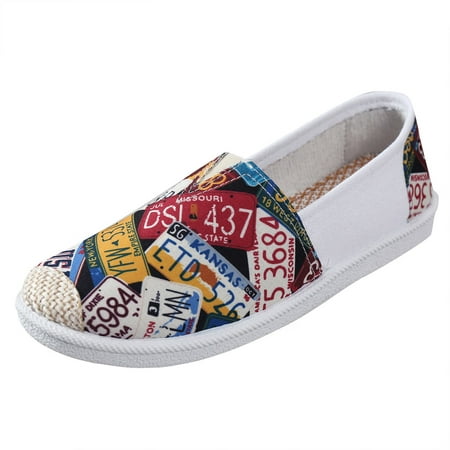 

sandals for Women Women Slip On Shallow Mouth Simple Single Shoes Casual Shoes Work Shoes Canvas Cartoon Print Slip On Shoes Canvas Dress Sandals for Women Yellow