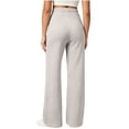 thumbnail image 4 of Diufon Maternity Yoga Pants Over The Belly Drawstring Stretchy Loose Pants Pregnancy Soft Comfy Workout Trousers, 4 of 9