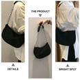 thumbnail image 6 of GETAJGHSD Black PU Material Woman Cross-Body Bag Soft Lightweight One Shoulder Design, 6 of 6