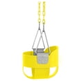 thumbnail image 3 of Outdoor Heights High Back Full Bucket Toddler & Baby Swing Set for Backyard Swing with Vinyl Coated Chain (2, Yellow), 3 of 7