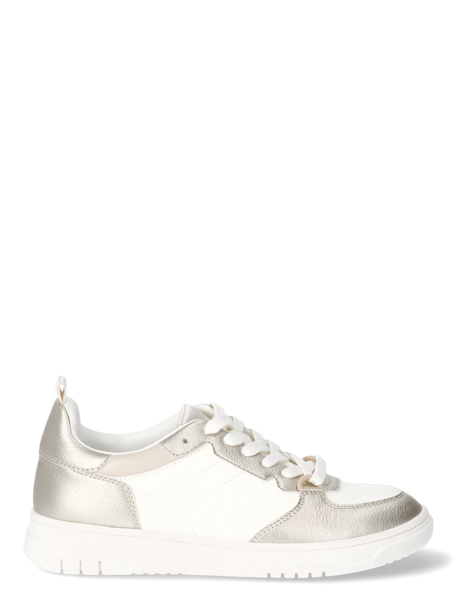 No Boundaries Women’s Lace Up Court Sneakers