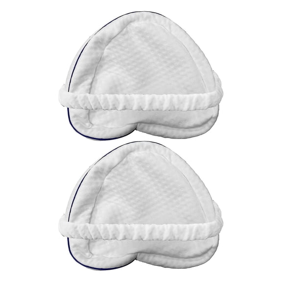2pcs Knee Pillow Cover Elastic Strap With Zipper Leg Pillowcase Soft Breathable