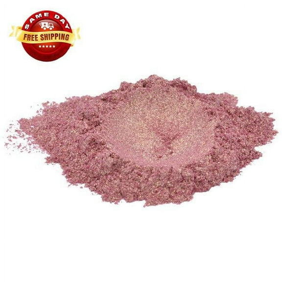 SPARKLE ROSE PINK LUXURY MICA COLORANT PIGMENT POWDER COSMETIC GRADE 4 OZ