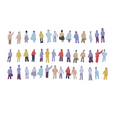 thumbnail image 3 of New 400pcs Painted Model Train People Figures Scale N (1 to 150), 3 of 8
