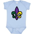 thumbnail image 3 of Inktastic Fleur De Lis Mardi Gras Holiday Boys or Girls Baby Bodysuit, 3 of 5