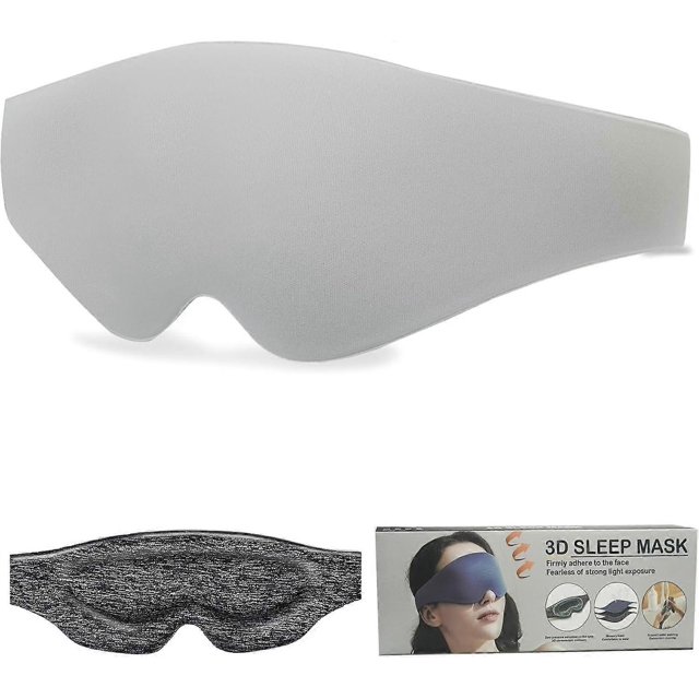 2025 Latest Model 3D Contoured Sleep Mask Blackout Adjustable Lightweight Eye