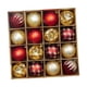 thumbnail image 5 of 16x Bolas Navideñas Adornos Navideños Colgantes Bolas Colgantes Oro rojo, 5 of 9