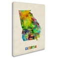 thumbnail image 3 of Trademark Fine Art "Georgia Map" Canvas Wall Art by Michael Tompsett, 3 of 4