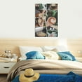 thumbnail image 7 of Custom Canvas Prints Green Brown Coffee Inspiration Personalized Photo Image Collage DIY Framed Kit Wall Art Picture Room Decor 16x20 inch, 7 of 7