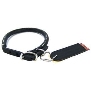 circle t rolled leather dog collar