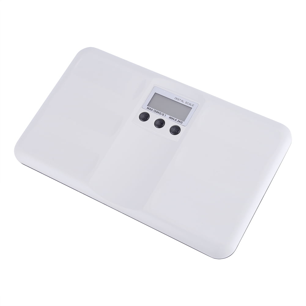 Electronic On//Tare Function Low Battery//Lock Alarm Baby Pet Body Weighting Scale Smart LCD Digital Scale