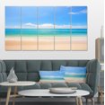 thumbnail image 1 of Cloudy Horizon Over Beach - Seashore Photo Canvas Print, 1 of 3