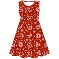 thumbnail image 2 of Ropa de verano para niños de Papá Noel, vestidos de Navidad para niñas bonitas, disfraz de fiesta de Papá Noel, trajes 3D, Navidad 3T Gao Jinjia LED, 2 of 2