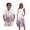 Butterfly Purple Lavender, variant on Abstract Geometric Green Matching Couple Outfits Men’s Button-down Hawaiian Shirt Women Sleeveless Midi Dress with Pocket Couples Matched Summer Outfits for Beach Vacation, 5XL