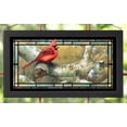 thumbnail image 1 of Marjolein Bastin Cardinal on Fallen Bench Stained Glass Art, 1 of 1