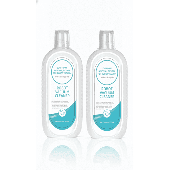 2pcs X 17oz Floor Cleaning Solution Compatible with Tineco Mova Series, All Robot Vacuums & Wireless Wet-Dry Mops, Floor Cleaner Refill, Lavender Scent