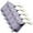 Purple, variant on Weloille 5Pcs Hand Sanitizer Holder Keychain, Portable Leather Sanitizer Keychain Hand Sanitizer Case Refillable Container for Toiletry Lotion Liquid Soap Shampoo