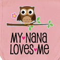 thumbnail image 3 of Inktastic My Nana Loves Me Owl Baby Burp Cloth, 3 of 3