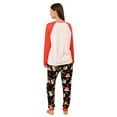 thumbnail image 2 of Baywell Matching Family Pajamas Sets Christmas PJ's Cute Sloth Print Top and Plaid Pants Jammies Sleepwear Mom S-XL, 2 of 8