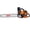 Orange + Plastic#0, variant on 58cc 22-Inch Gas Chainsaw for Tree Cutting, Orange 2-Cycle Gasoline Chainsaw for Wood Cutting and Felling